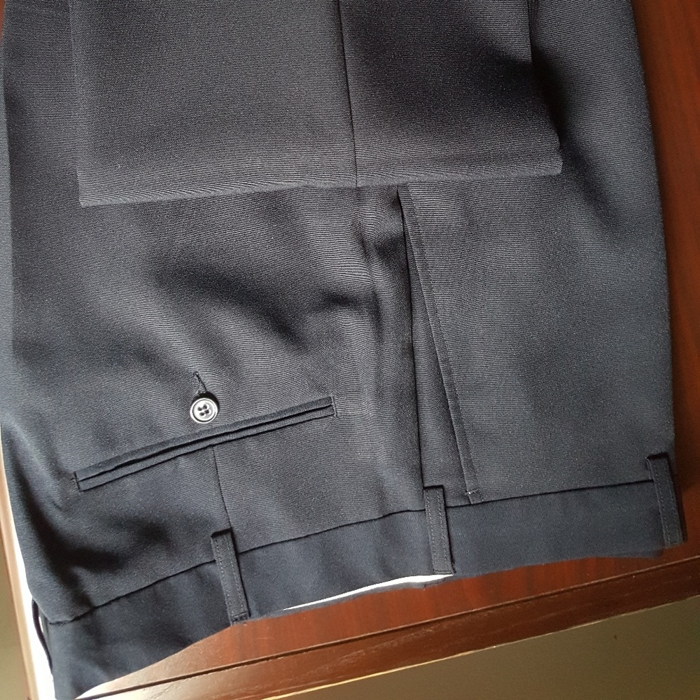 NWOT HABAND EXEC. NAVY BLUE PANTS 34X29 CLASSIC